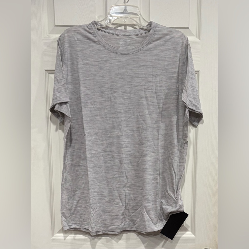 Arc’teryx Women's XL Lana Merino Wool Crew Neck Shirt Short Sleeve NWT Cream